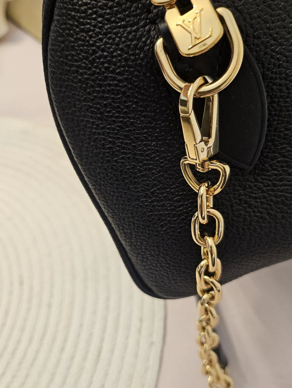 Louis Vuitton Speedy 20 Bandoulière Black Empreinte Microchipped